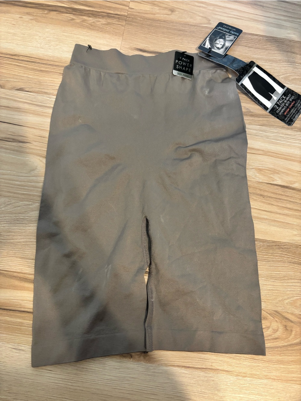 seamless high waist Grey Shapewear Control Shorts